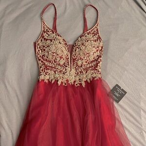 Beautiful dark red NWT formal dress - size XS